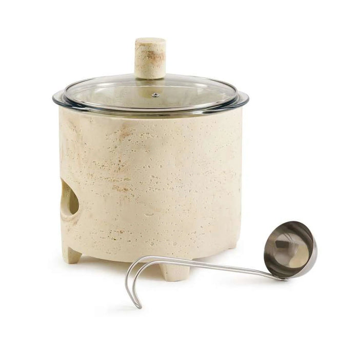Riley Soup Warmer 3L -Beige Pan Home