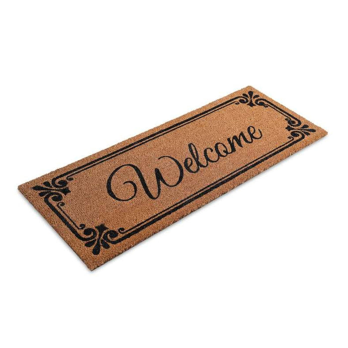 Riley Welcome Door Mat 45X120cm-Natural/Black Pan Home
