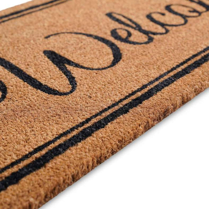 Riley Welcome Door Mat 45X120cm-Natural/Black Pan Home