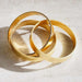 Rimac 4 Piece Napkin Ring Set Dia4Cm - Gold Pan Home