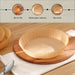 Rina 100-Piece Air Fryer Liner Dia20X4.5Cm - Brown Pan Home