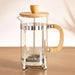 Rino Coffee Plunger 600Ml -Clear & Natural Pan Home