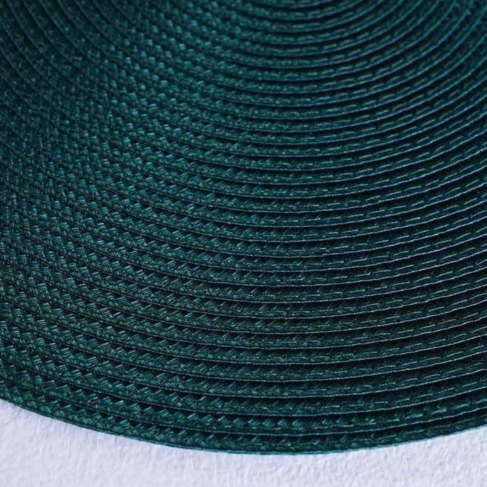 Ripples S/4 Placemat Forest Green Dia 38Cm