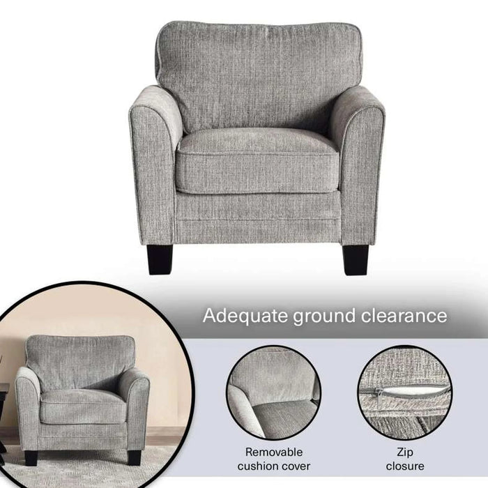 Riseup Single Seater Sofa - Grey