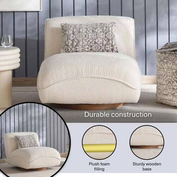 Risya Accent Chair - White