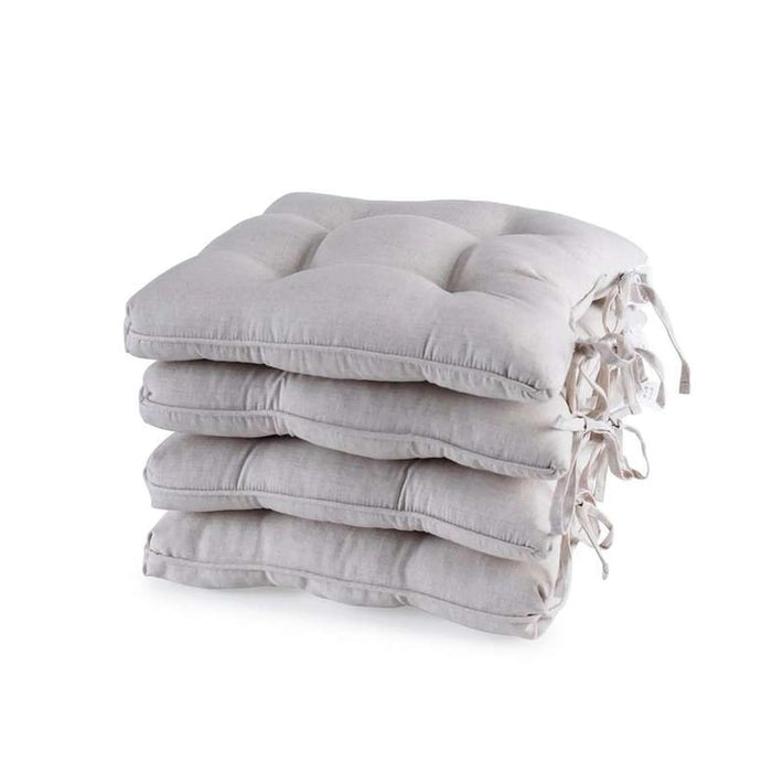 Riva 4-Piece Chairpad Set 43X43Cm-Ivory Pan Home