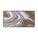 River Sand Framed Canvas Art 140X70Cm - Gold Pan Home