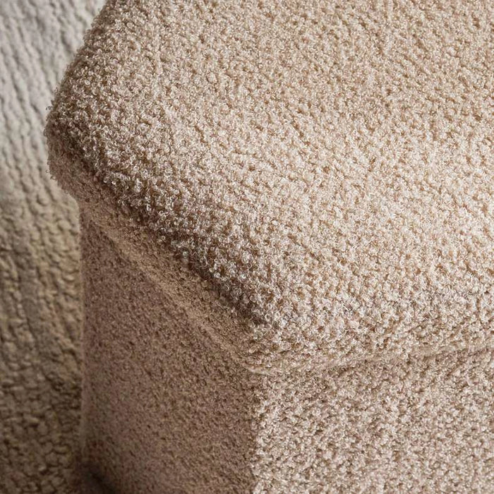 Riviera Ottoman With Storage - Beige