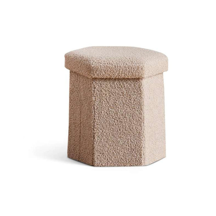 Riviera Ottoman With Storage - Beige