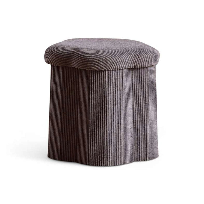 Riviera Ottoman With Storage - Grey