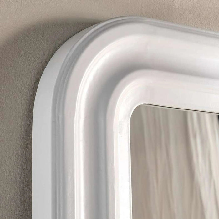 Rivo Wooden Corner Shelf 19.5X19.5X123Cm - White Pan Home