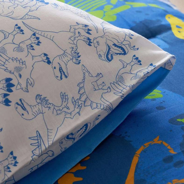 Roarsome 2-Piece Comforter Set 160X220Cm-Blue