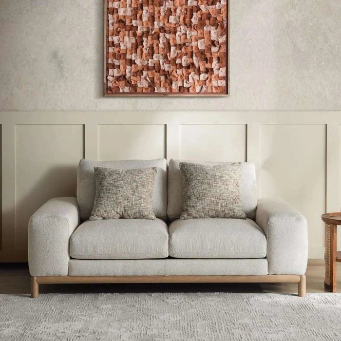 Rocan 2 Seater Sofa - Beige Pan Home