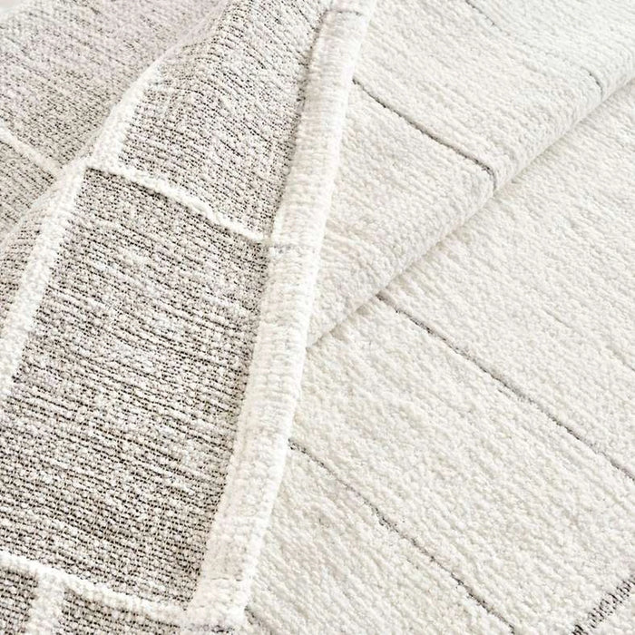 Rochelle Handwoven 3 Piece Bedspread Set 220X240cm - Ivory