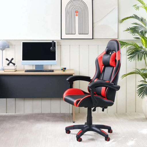 Rockstar Gaming Chair -Red And Black Black Pan Home
