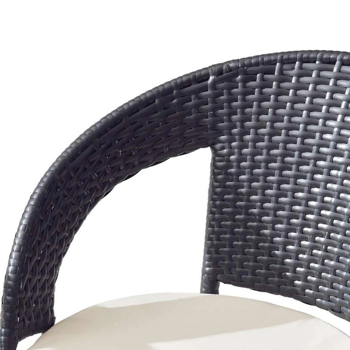 Rodian Balcony Set 1+2 Rattan- Black Beige