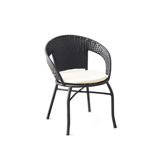 Rodian Balcony Set 1+2 Rattan- Black Beige