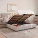 Roma 6 Pc Bedroom Set With Hydraulic Bed 180X200 Cm - Cream Pan Home