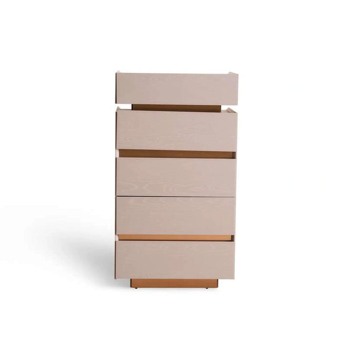 Roma Chest Of 5 Drawer - Cream