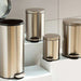 Roman Soft Close Metal Pedal Bin With Fingerprint Resistant 20L 36X30.2X44cm - Metallic Gold Pan Home