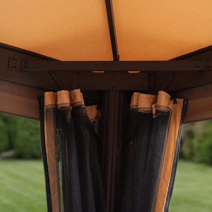 Romana Aluminium Gazebo 3X3 M - Biege