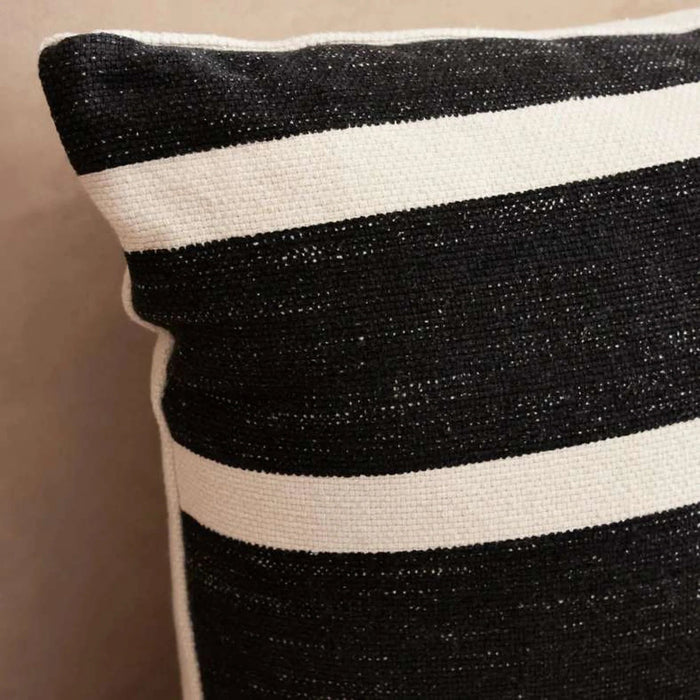 Romana Filled Cushion 40X60Cm - Black Pan Home
