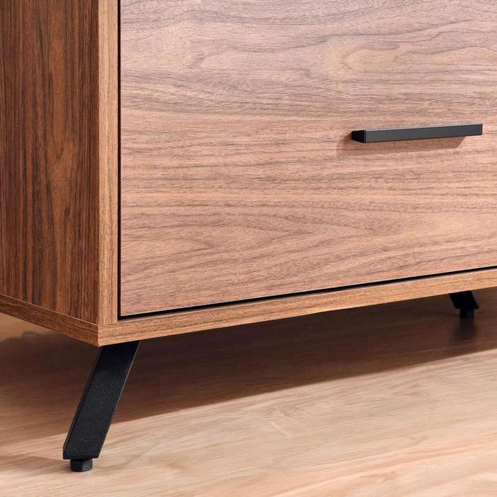 Rome Dresser With Mirror - Walnut
