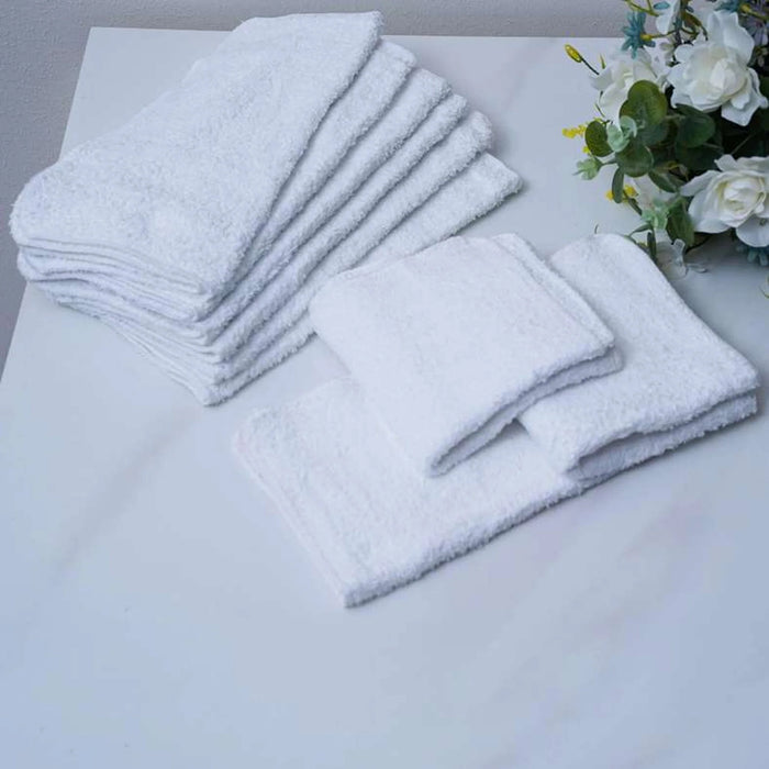 Room Essential 18-Piece Dish Towel 28X28Cm - White