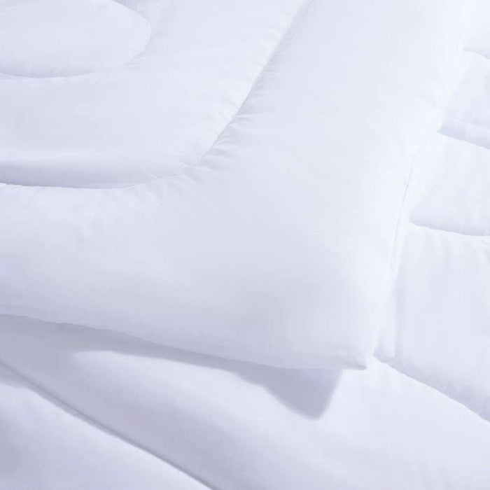 Room Essential 4.5 Tog Duvet 200X200cm-White Pan Home