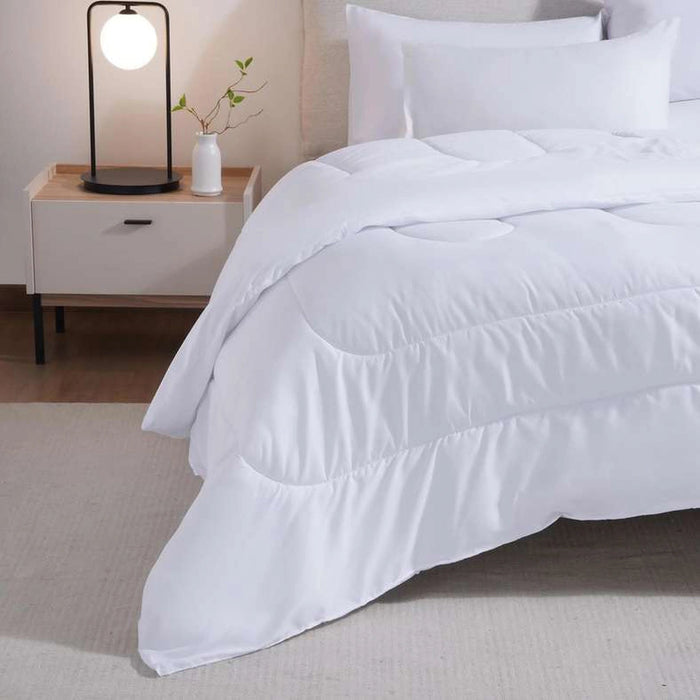 Room Essential 4.5 Tog Duvet 260X220cm-White Pan Home
