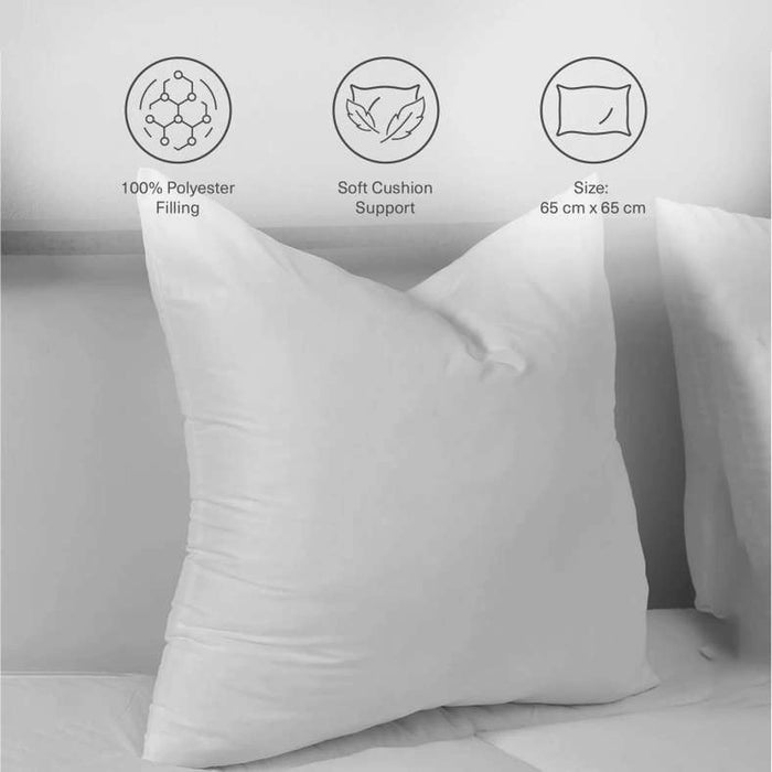 Room Essential Cushion Filler 65X65cm-White Pan Home