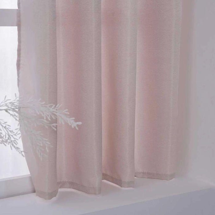 Room Essential Textured Curtain 135X160Cm -Beige Pan Home