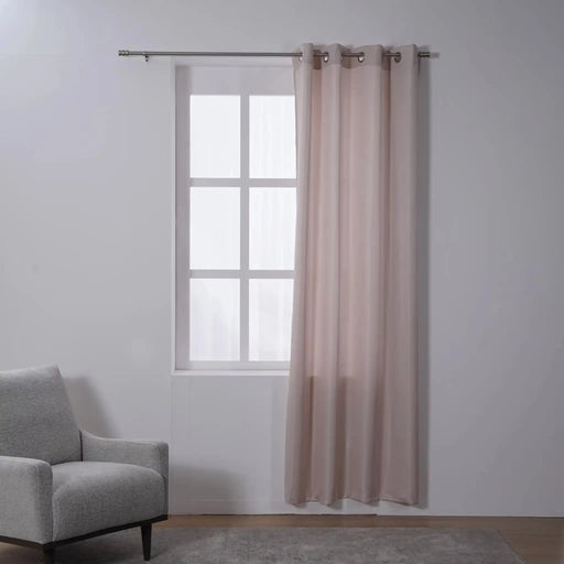 Room Essential Textured Curtain - Beige Pan Home