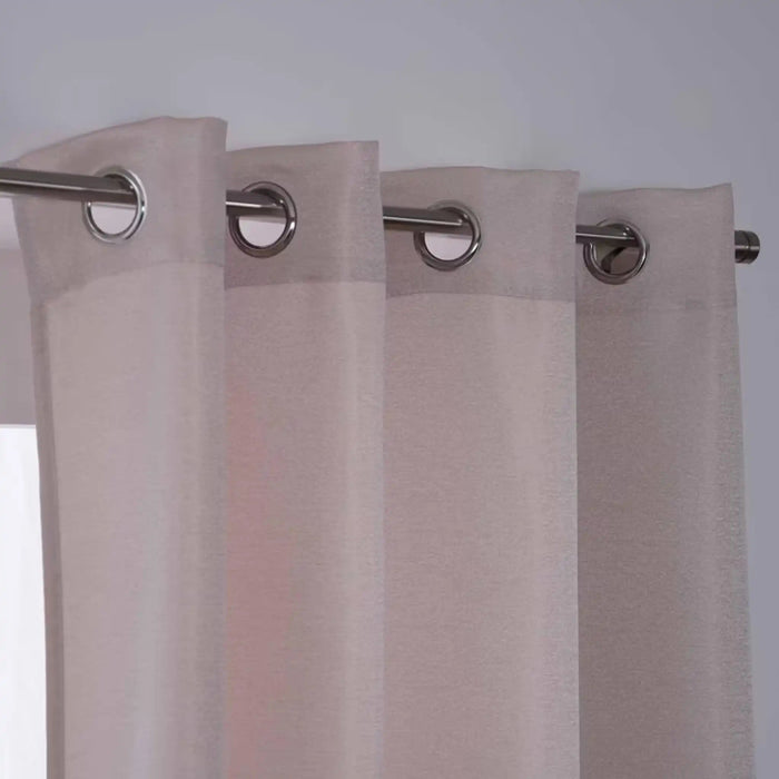 Room Essential Textured Curtain - Beige Pan Home