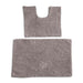 Room Essentials S/2 Bathmat Grey Pan Home