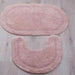 Room Essentials S/2 Oval Bathmat Blush Pan Home