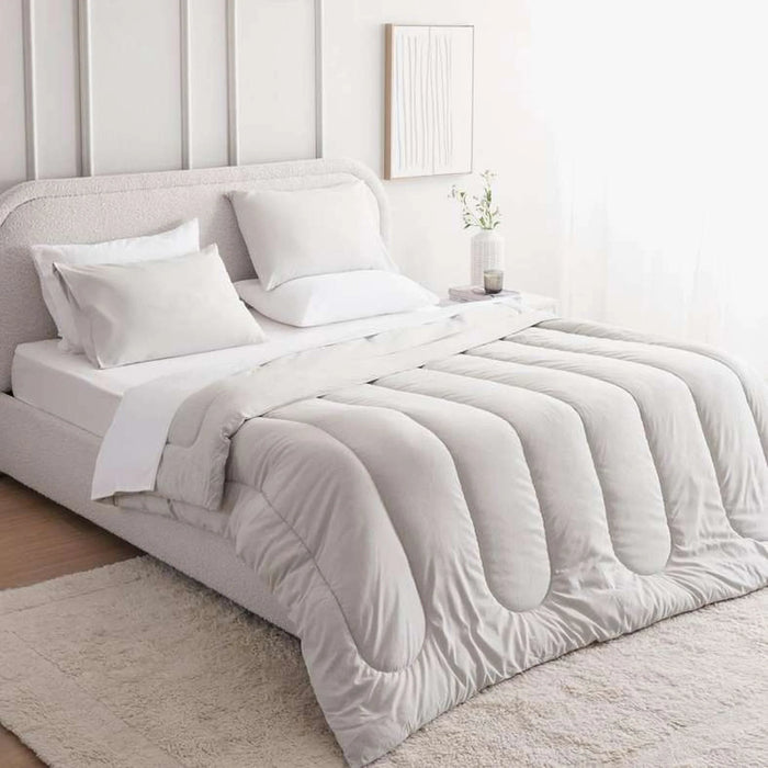 Room Essentials Urban 2-Piece Full Comforter Set 160X220Cm - Beige