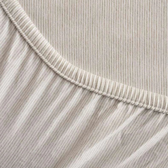 Room Essentials Urban Super King Fitted Sheet 200X200+33Cm - Beige Pan Home