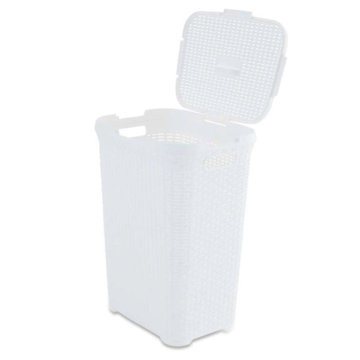 Roscoe Laundry Hamper - Cream Pan Home