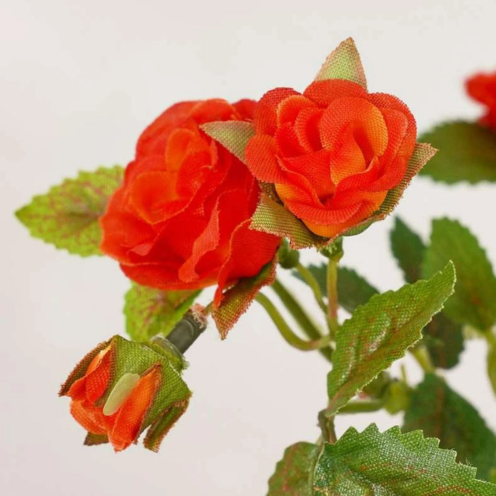 Rose Artificial Branch H64cm - Red