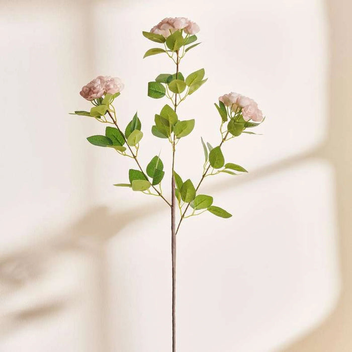 Rose Artificial Branch H95cm - Pink