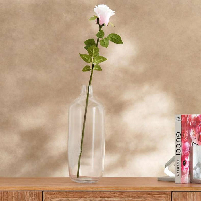 Rose Artificial Flower Stem H70Cm - Pink