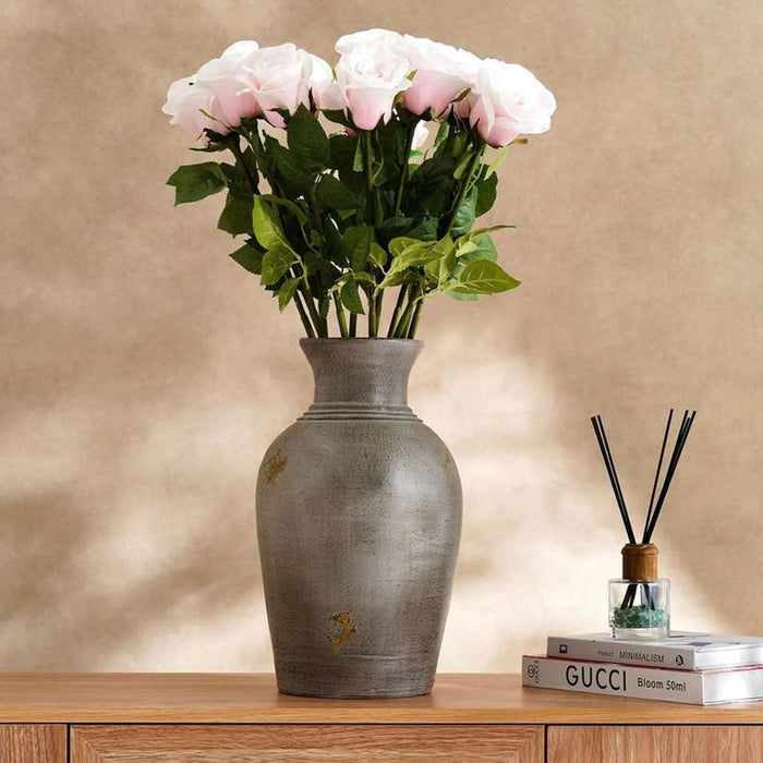 Rose Artificial Flower Stem H70Cm - Pink