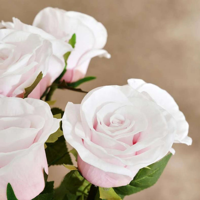 Rose Artificial Flower Stem H70Cm - Pink