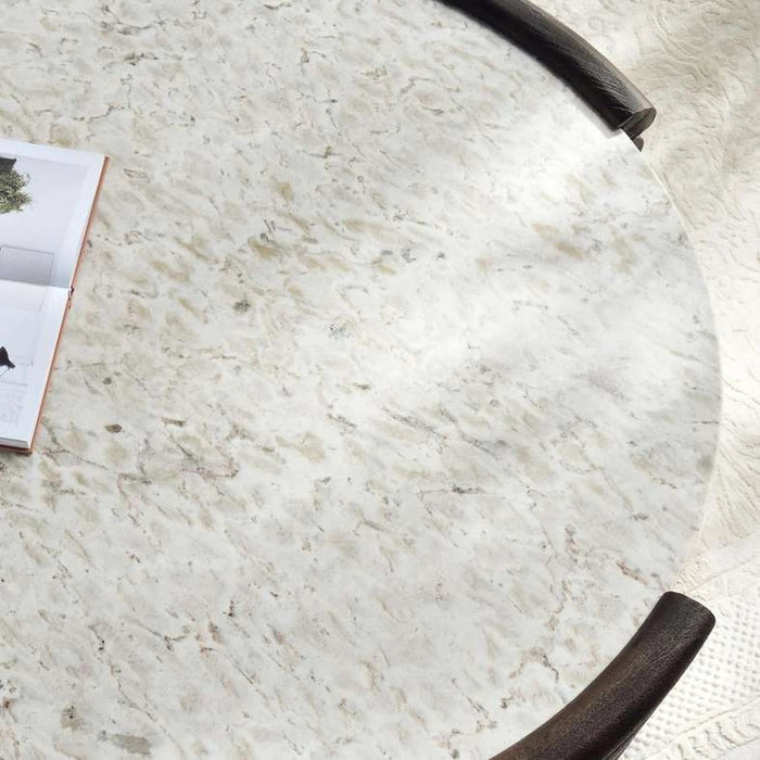 Rosetta Coffee Table Marble - Beige & Brown Pan Home