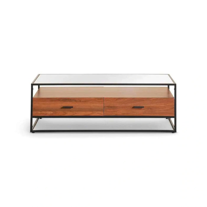 Rosil Coffee Table Medium Box Legs - Walnut