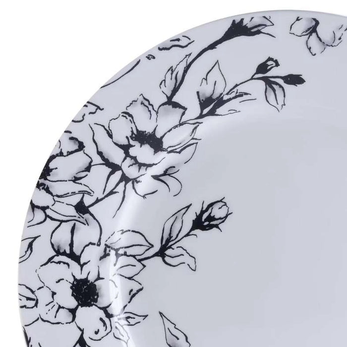 Rosina 12-Piece Porcelain Dinner Set - White