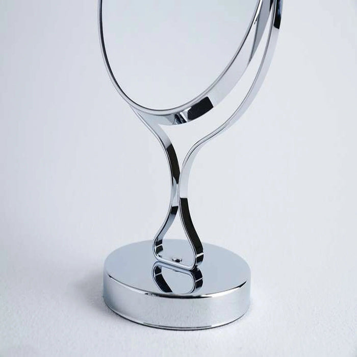 Roslyn Double Sided Vanity Mirror 1X/3X Magnification 16.5X11X22.5Cm - Silver Pan Home