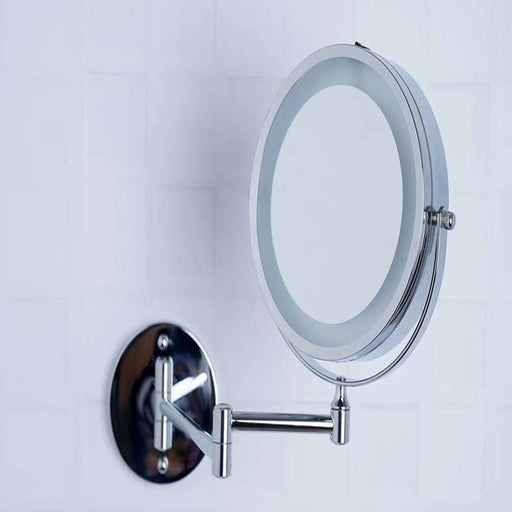 Roslyn Double Sided Vanity Mirror With Led 1X/3X Magnification 22X4X28.5Cm - Silver Pan Home