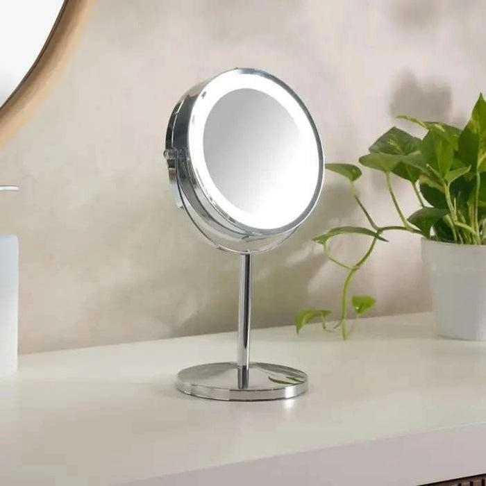 Roslyn Double Sided Vanity Mirror With Led Chrome Pan Home